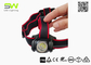 Impact Rechargeable Headlamp With Red Color Rear Light For Site Inspection